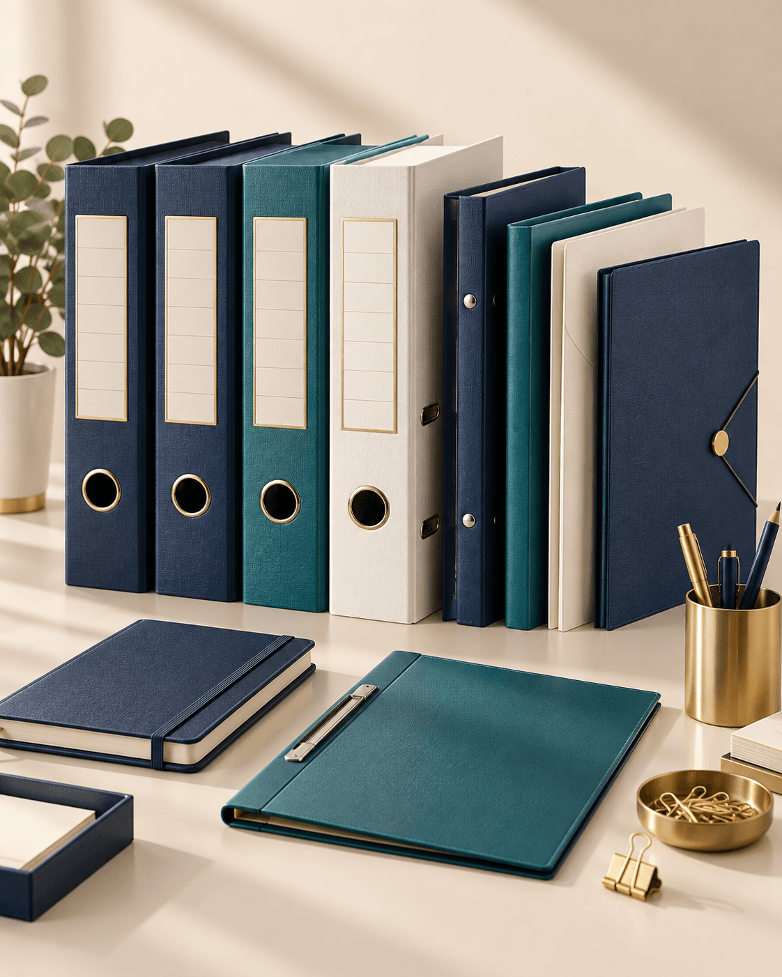 Premium office files, binders, folders and stationery products